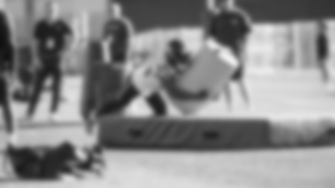 Seahawks cornerback Shemar Jean-Charles (34) practiced on Wednesday, February 4, 2026 in San Jose, California.