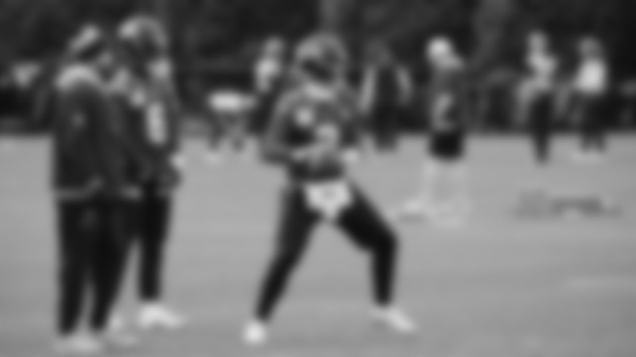 Seahawks quarterback Drew Lock (2) practiced on Thursday, January 8, 2026 at the Virginia Mason Athletic Center.