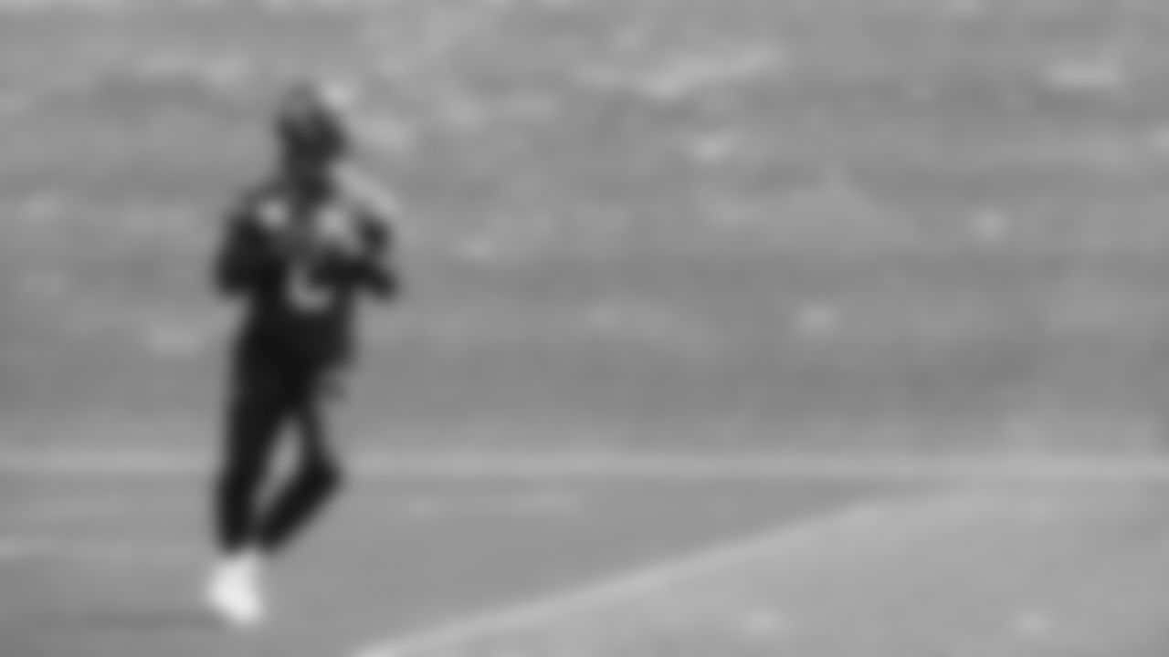 Seahawks quarterback Jalen Milroe (6) participated in a workout on day four of OTAs on Monday, June 2, 2025 at the Virginia Mason Athletic Center.