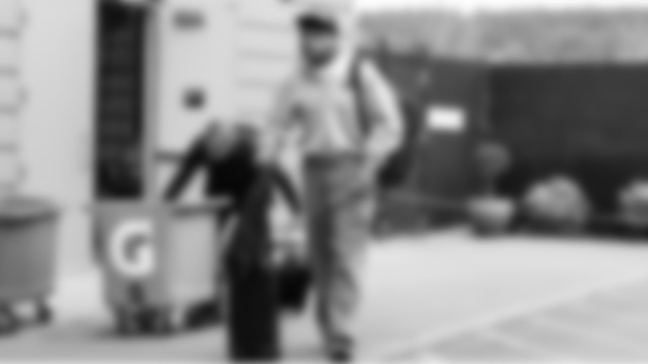 Seahawks safety Coby Bryant (8) departed the Virginia Mason Athletic Center for the Week 12 trip to Nashville, Tennessee on Friday, November 21, 2025.