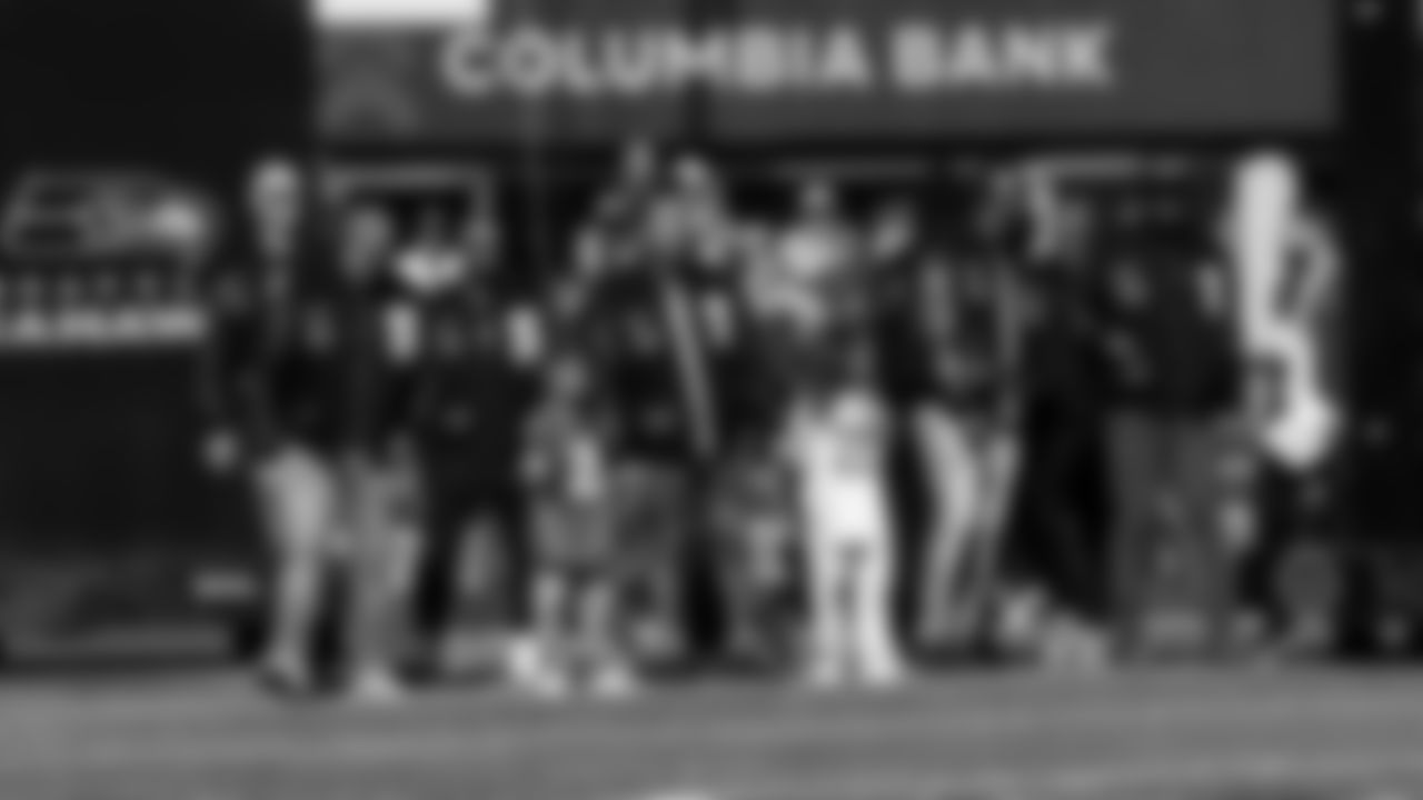 The Seahawks honored the Top 50 Players at halftime of the Week 5 matchup vs. Tampa Bay at Lumen Field.