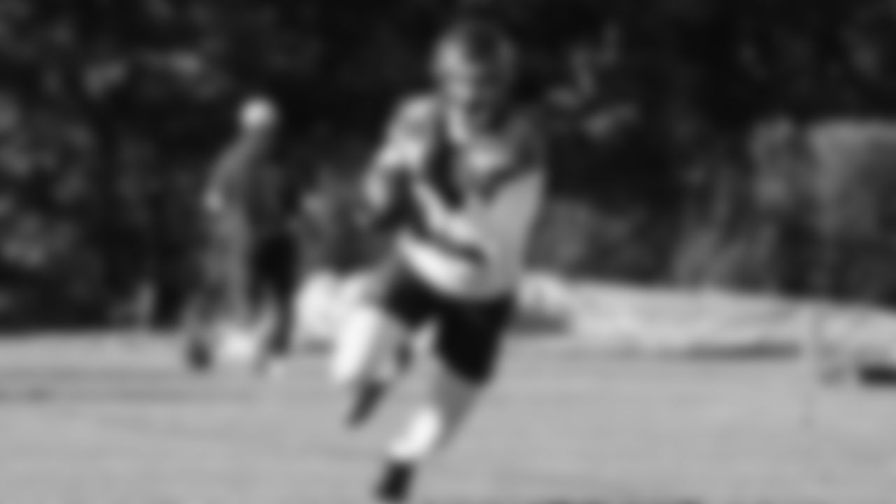 Seahawks tight end AJ Barner (88) practiced on Wednesday, January 21, 2026 at the Virginia Mason Athletic Center.