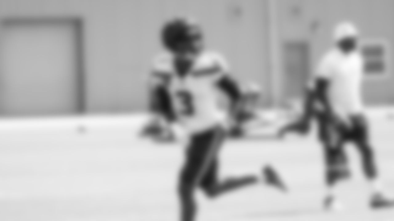 Seahawks safety Nick Emmanwori (3) practiced on Wednesday, September 3, 2025 at the Virginia Mason Athletic Center.
