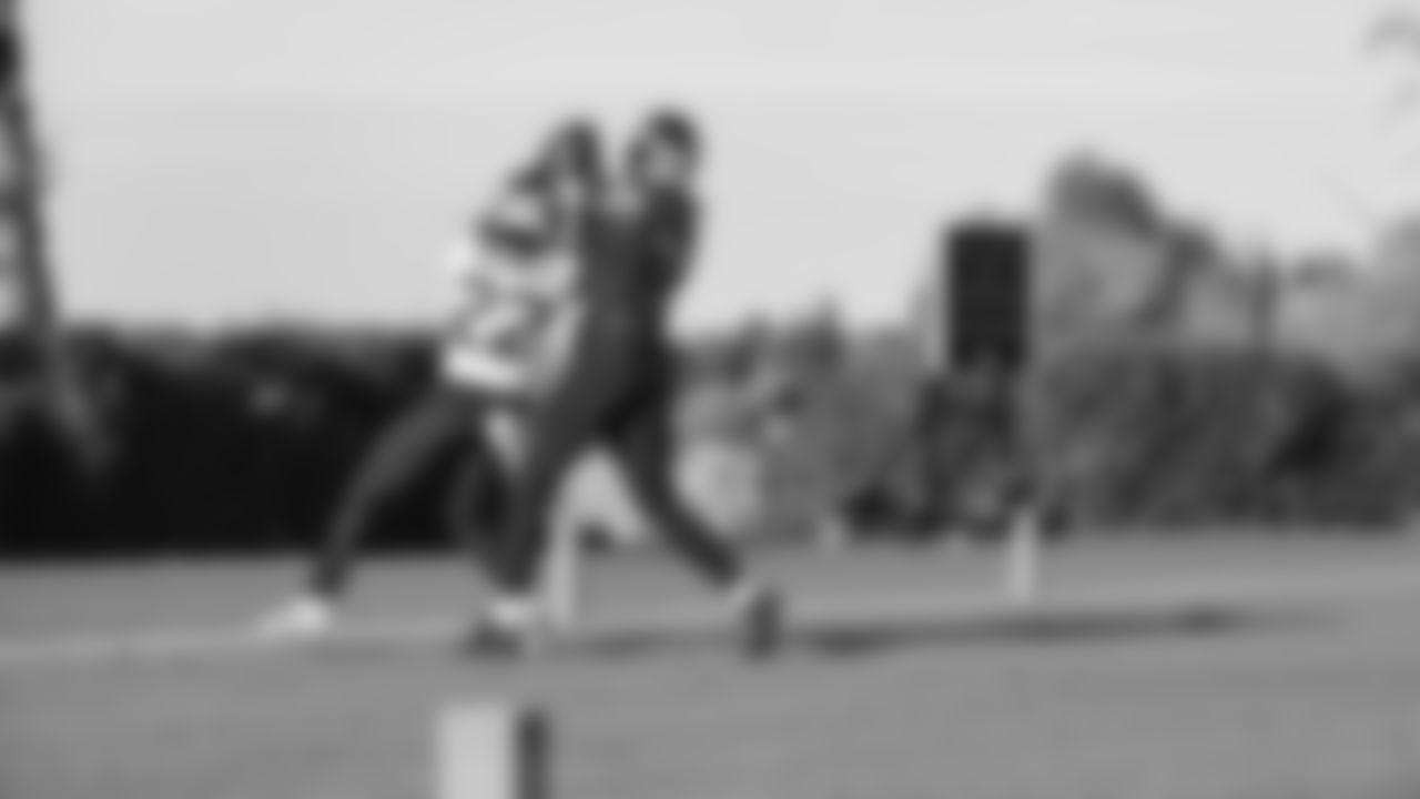 Seahawks wide receiver Rashid Shaheed (22) practiced on Wednesday, November 19 at the Virginia Mason Athletic Center.