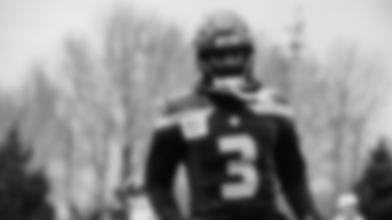 Seahawks safety Nick Emmanwori (3) practiced on Wednesday, December 24, 2025 at the Virginia Mason Athletic Center.