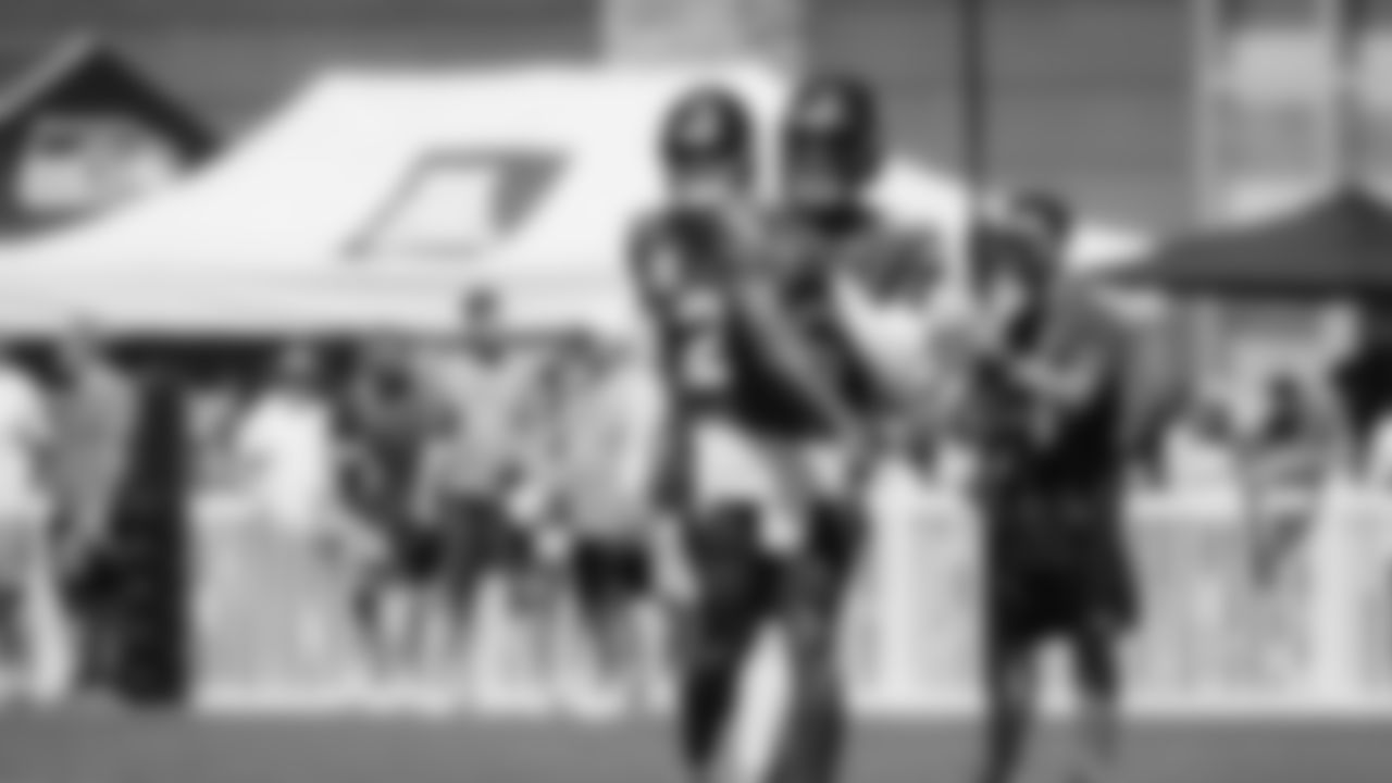Seahawks quarterback Jalen Milroe (6) practiced on day five of training camp on July 28, 2025 at the Virginia Mason Athletic Center.