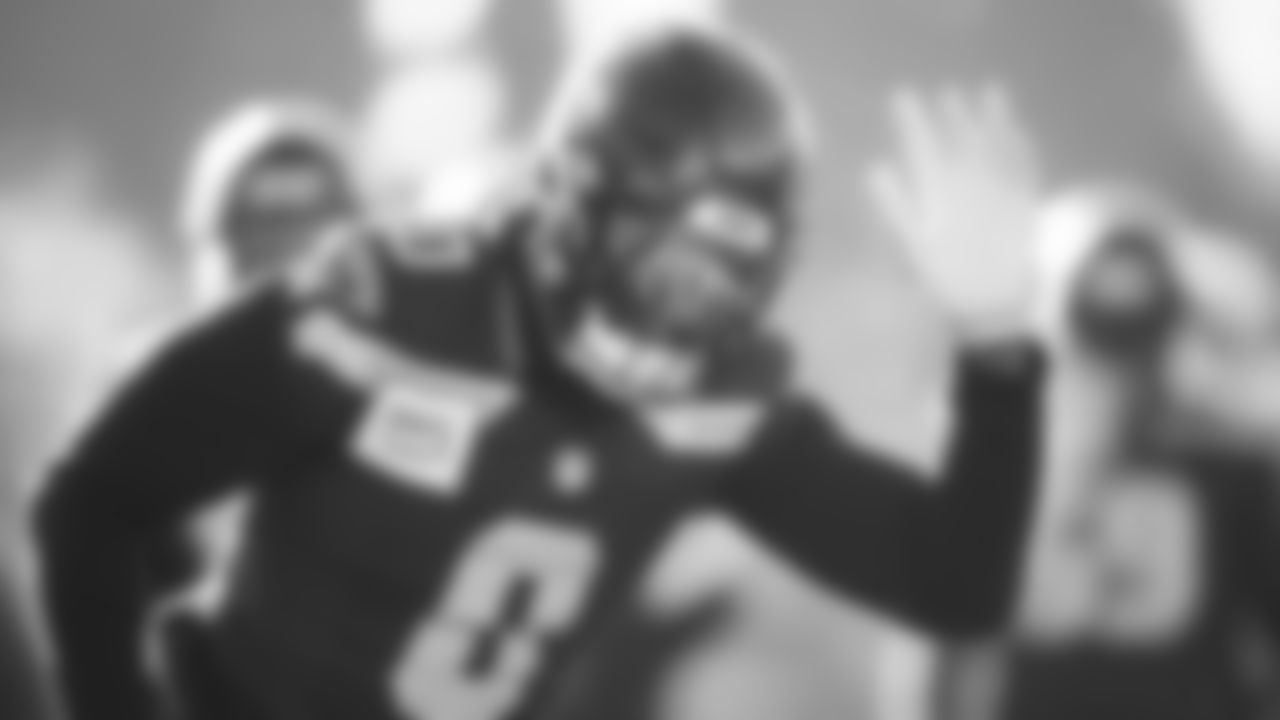 Seahawks defensive end DeMarcus Lawrence (0) practiced on Wednesday, December 31, 2025 at the Virginia Mason Athletic Center.