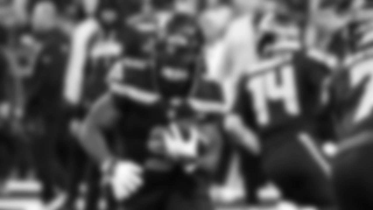 Seahawks running back Kenneth Walker III (9) warms up at Lumen Field for the NFC divisional round game vs. the San Francisco 49ers on January 17, 2026.