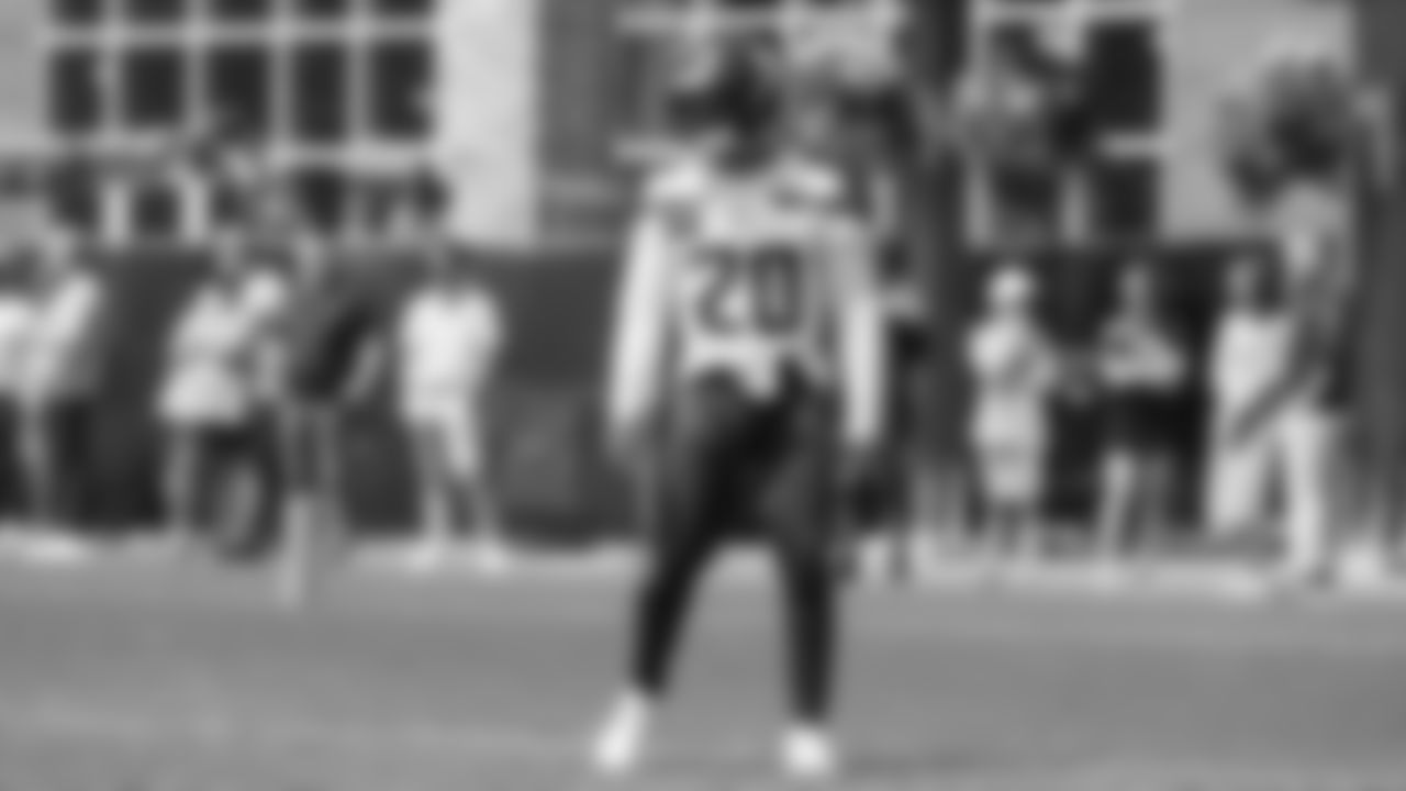 Seahawks safety Julian Love (20) participated in a workout on day two of minicamp on Wednesday, June 11, 2025 at the Virginia Mason Athletic Center.