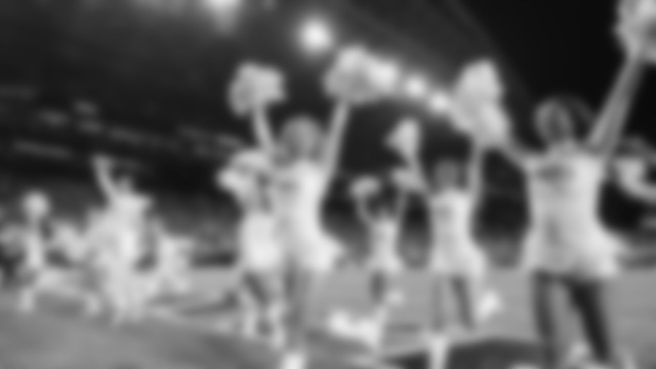 Seahawks dancers on week 7 vs. the Houston Texans on October 20, 2025.