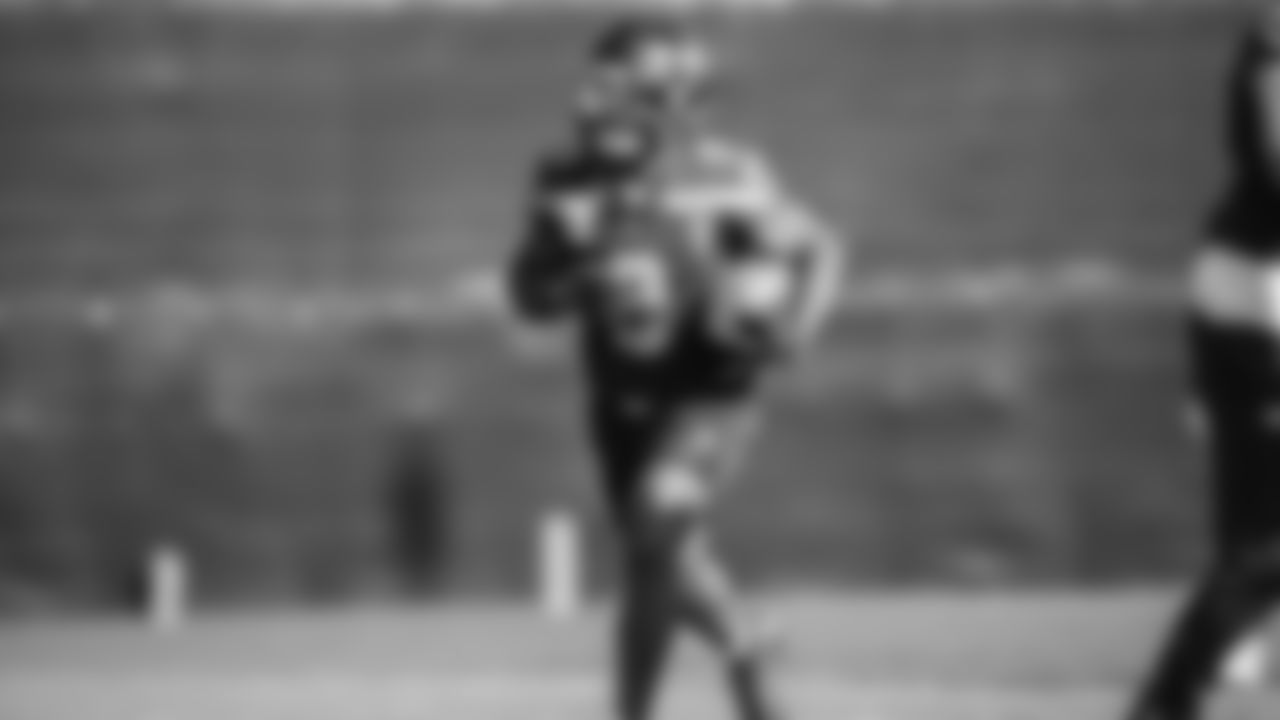 Seahawks running back Kenneth Walker III (9) practiced on February 5, 2026 in San Jose, California.