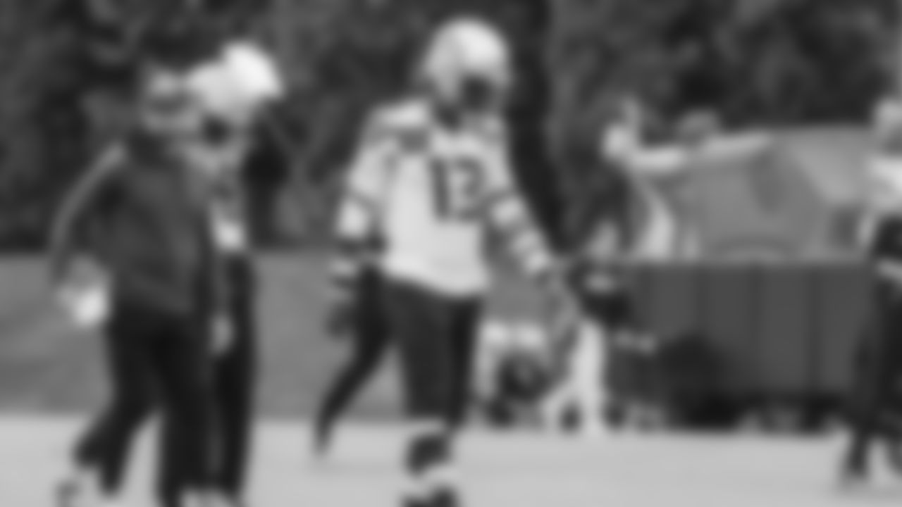 Seahawks linebacker Ernest Jones IV (13) practiced on Friday, October 31, 2025 at the Virginia Mason Athletic Center.