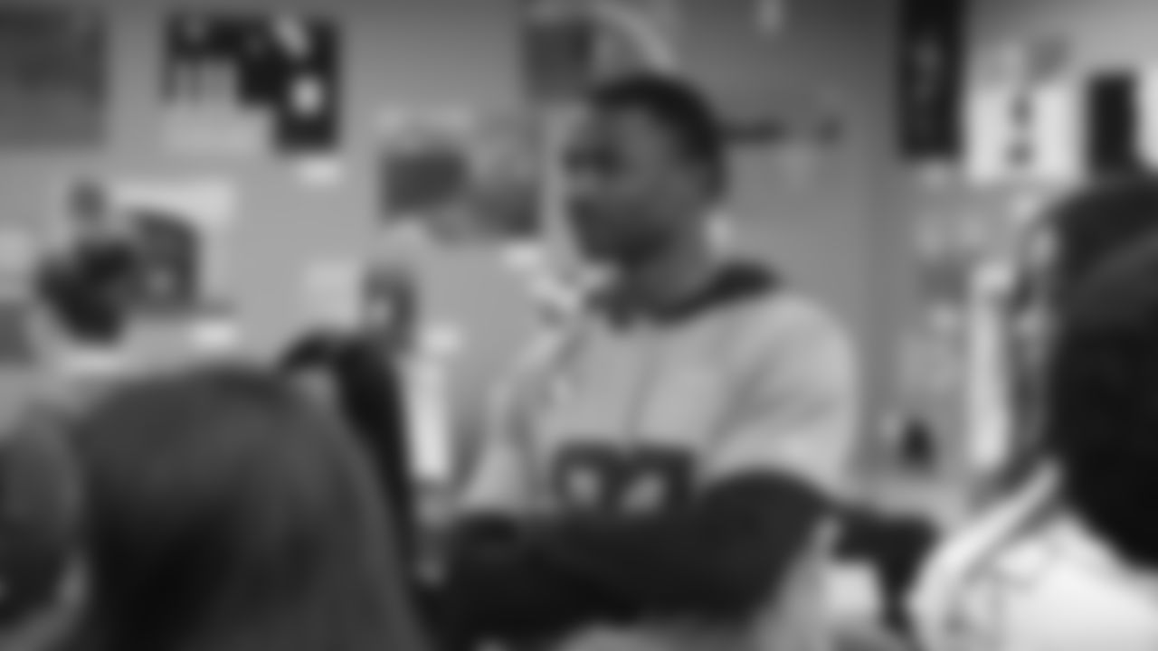 The Seahawks visited BELONG Partners at McKnight Middle School in Renton, WA. as part of the grant announcement on December 10, 2025.