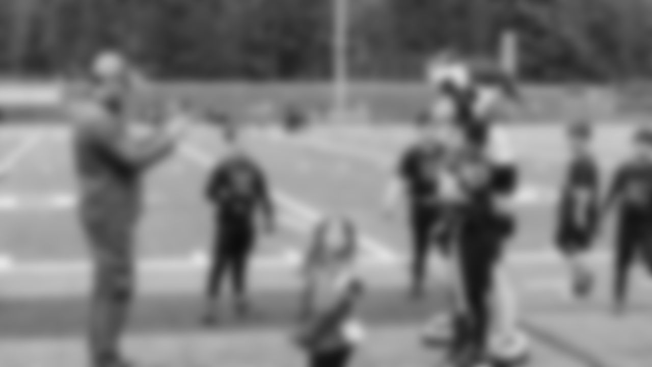 The Seahawks had another round of surprise game day visits at three Seahawks Flag Football League locations on Sunday, October 12th, 2025