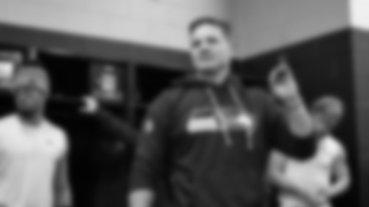 The Seahawks celebrated the 27-10 win vs. the Carolina Panthers at Bank of America Stadium.