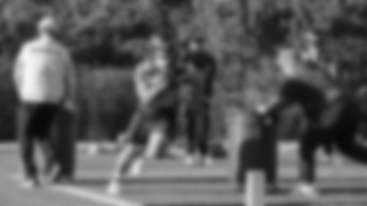 Seahawks running back George Holani (36) practiced on Thursday, January 22, 2026 at the Virginia Mason Athletic Center.