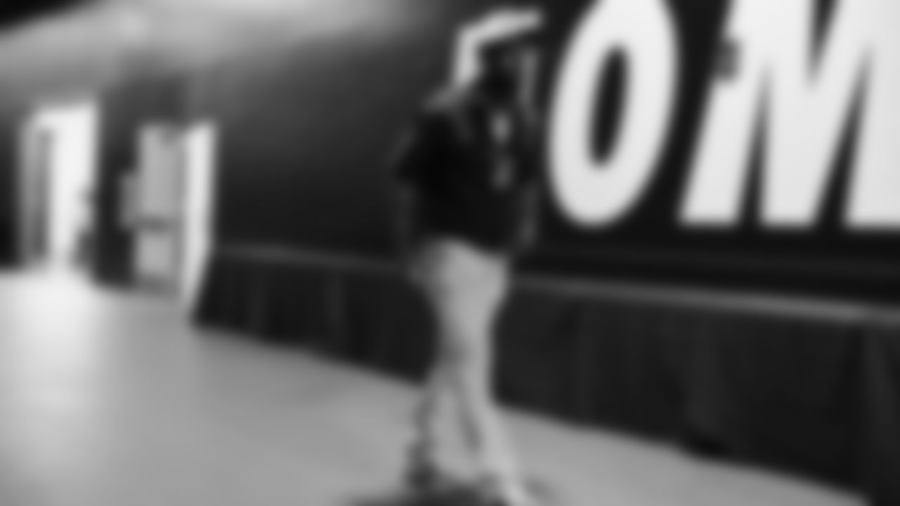 Seahawks cornerback Shemar Jean-Charles (34) arrived at Lumen Field for the NFC Championship game vs. the Los Angeles Rams on Sunday, January 25, 2026.