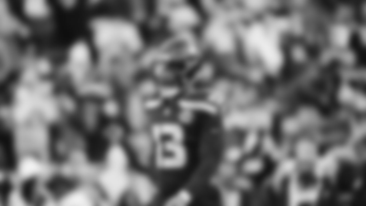 Seahawks linebacker Ernest Jones IV (13) warms up at Lumen Field for the NFC Championship game vs. the Los Angeles Rams on Sunday, January 25, 2026.