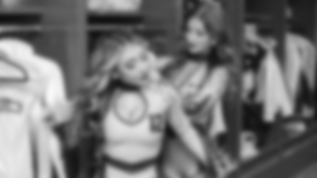 A behind the scenes look at the Seahawks Dancers during Week 16 vs. the Rams on December 18th, 2025.