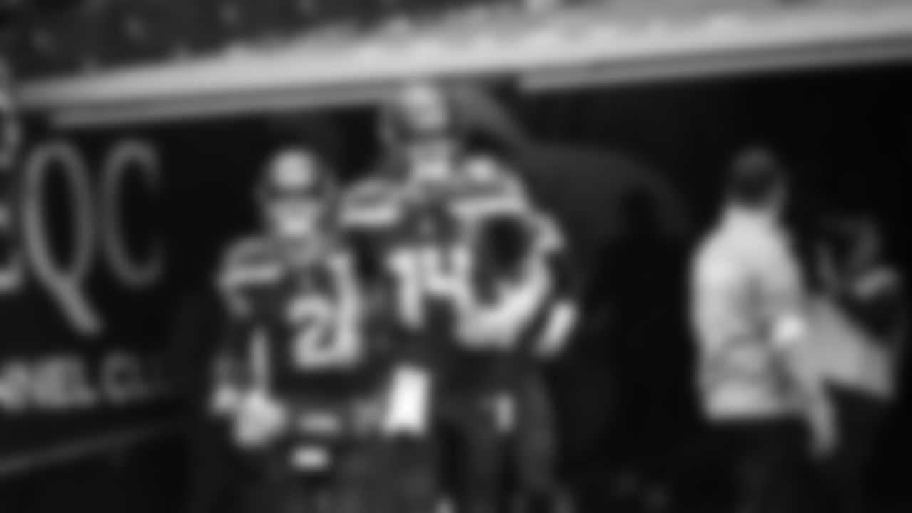 Seahawks quarterback Sam Darnold (14) vs. the New Orleans Saints in Week 3.