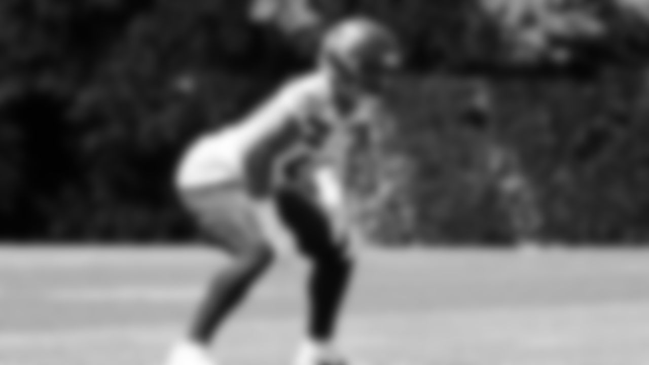 Seahawks linebacker Josh Ross (47) participated in a workout on day four of OTAs on Monday, June 2, 2025 at the Virginia Mason Athletic Center.