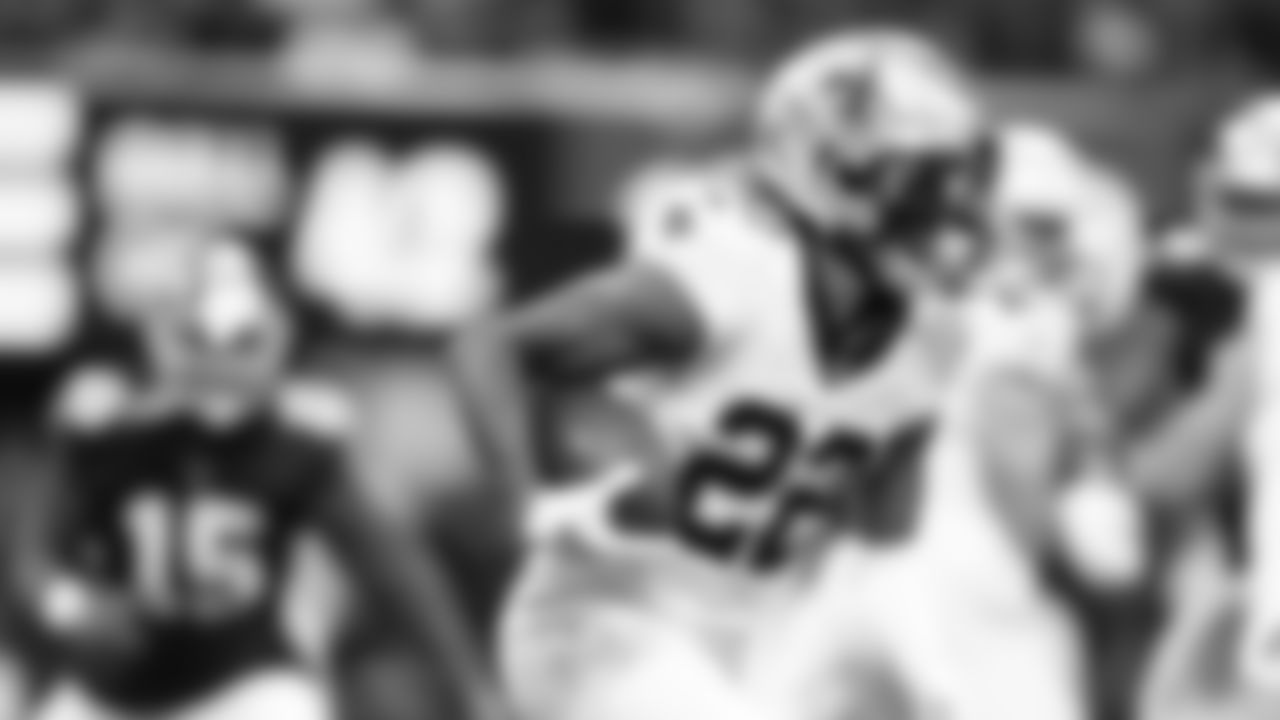 New Orleans Saints wide receiver Rashid Shaheed (22) runs the ball during an NFL football game against the Atlanta Falcons, Sunday, Sept. 29, 2024, in Atlanta. (Logan Bowles via AP)