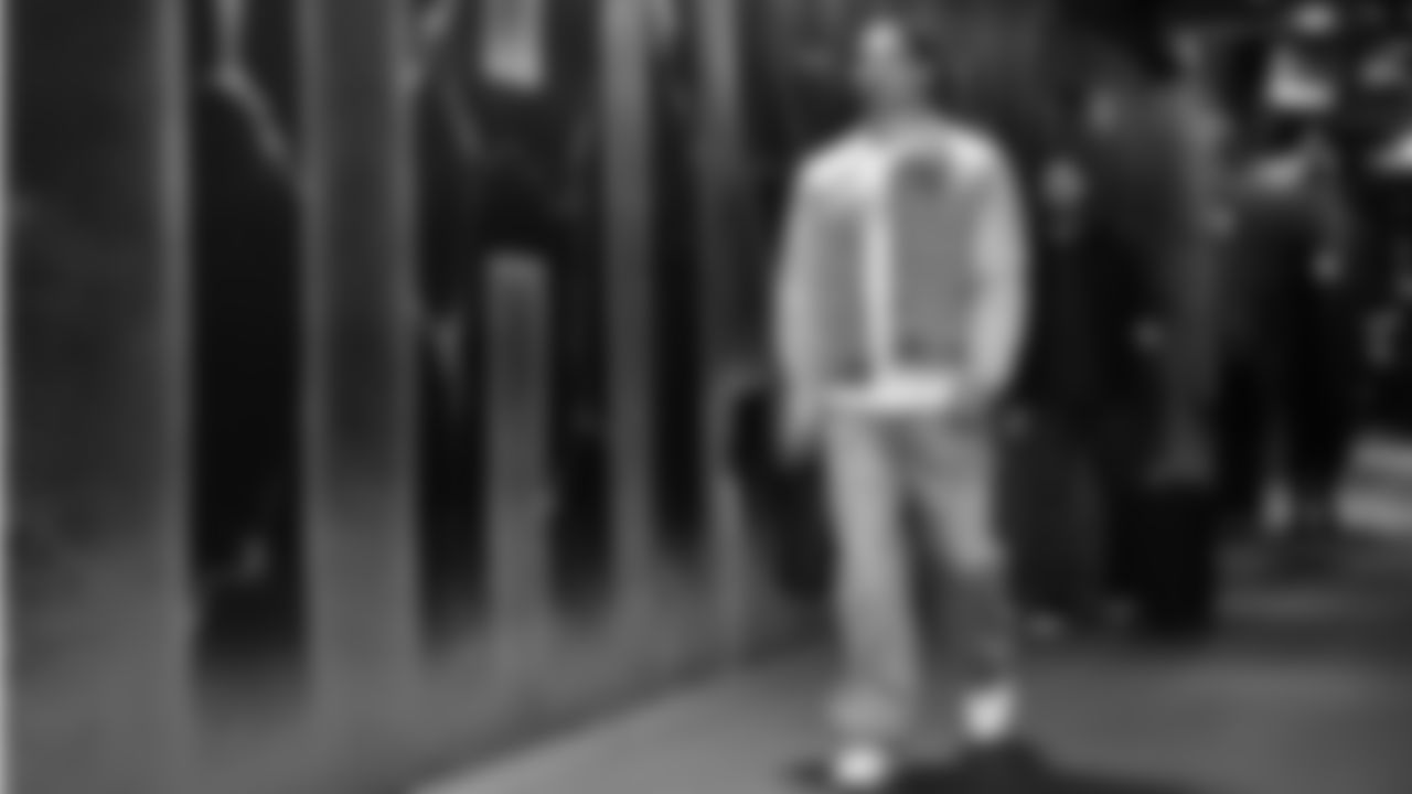 Seahawks running back Zach Charbonnet (26) arrived at Bank of America Stadium for the Week 17 matchup vs. Panthers on December 28, 2025.