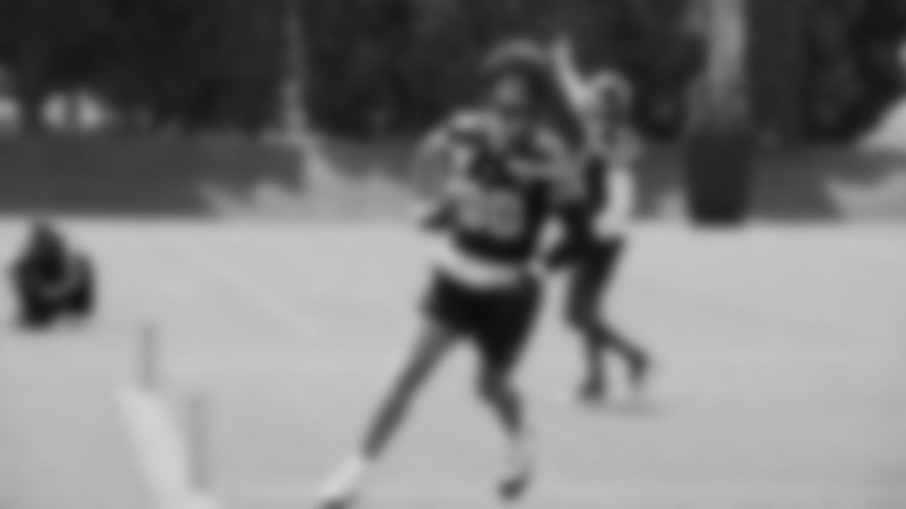 Seahawks tight end AJ Barner (88) practiced on day four of training camp on July 26, 2025 at the Virginia Mason Athletic Center.