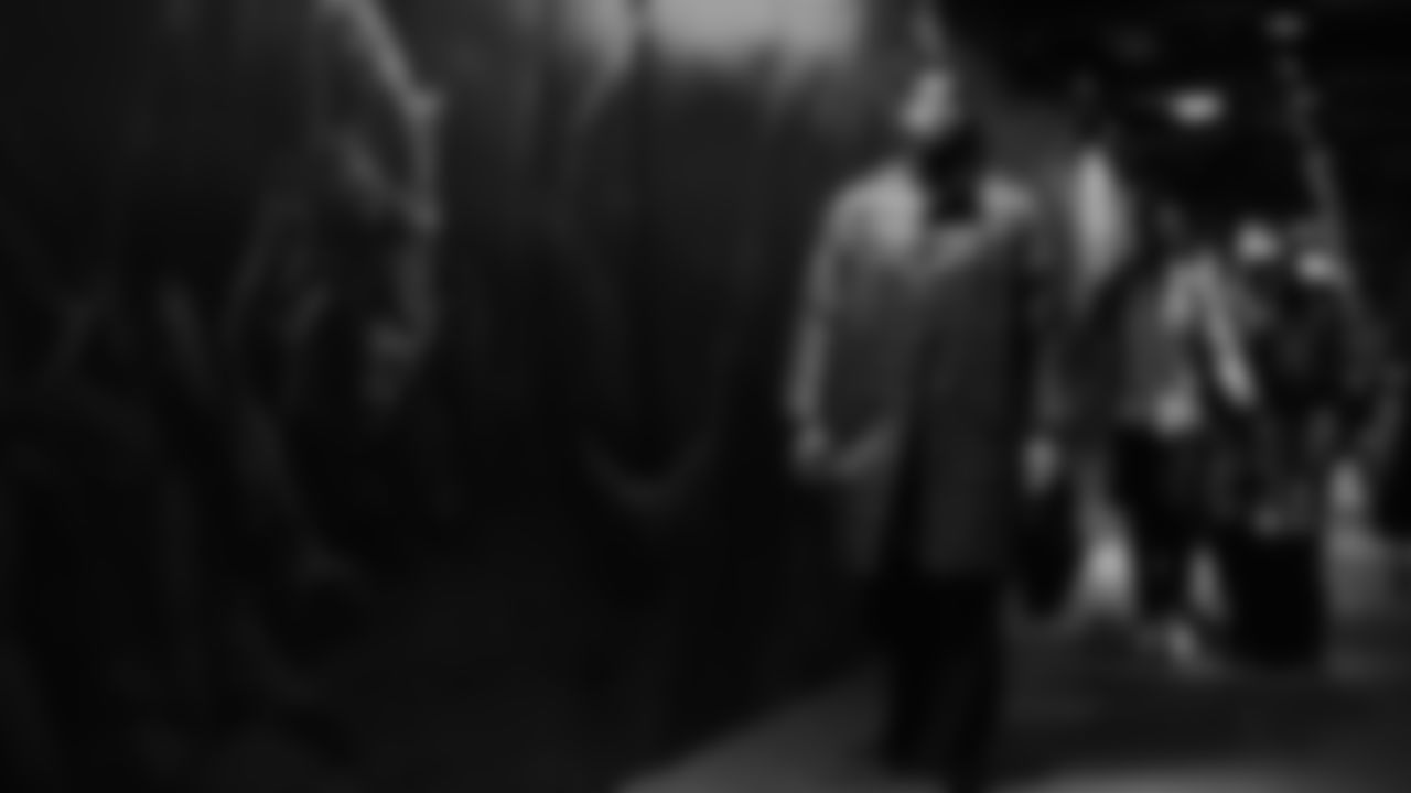 Seahawks defensive end Leonard Williams (99) arrived at Bank of America Stadium for the Week 17 matchup vs. Panthers on December 28, 2025.