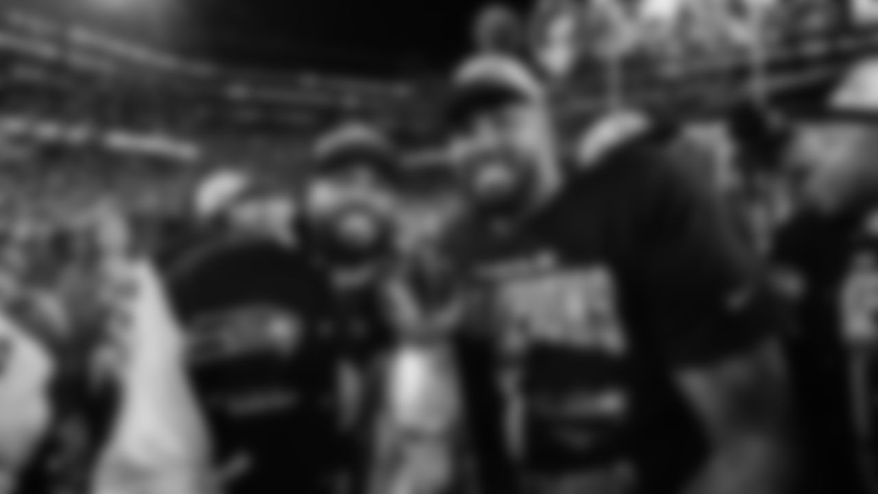 The Seahawks celebrated the 29-13 victory vs. the Patriots in Super Bowl LX.