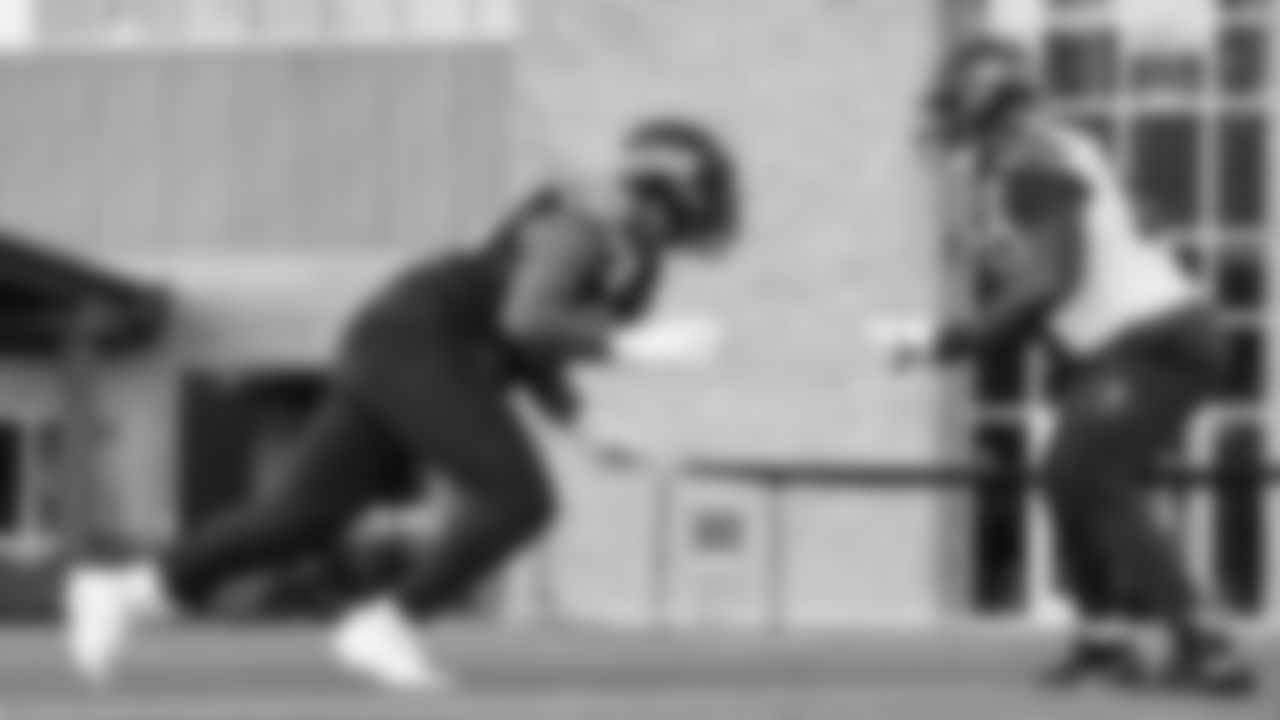 Seahawks defensive end Leonard Williams (99) practiced on Thursday, November 20 at the Virginia Mason Athletic Center.