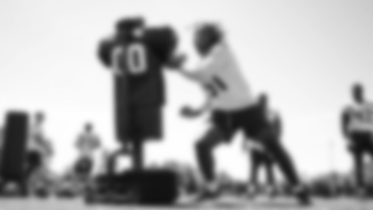 Seahawks linebacker Jared Ivey (51) participated in a workout on day one of OTAs on Tuesday, May 27, 2025 at the Virginia Mason Athletic Center.