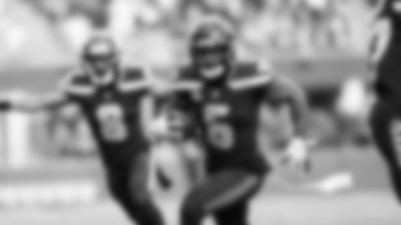 Seahawks safety Quandre Diggs returns an interception on the first play from scrimmage.