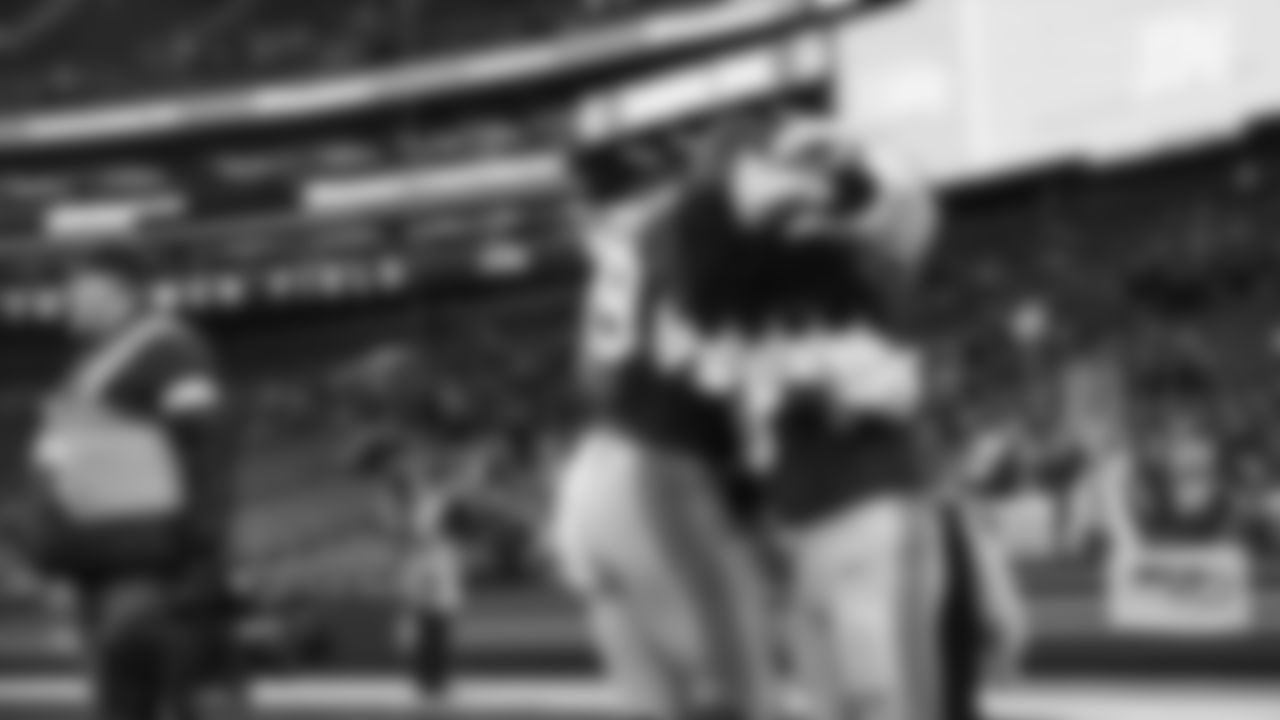 The Seahawks celebrated the 26-0 win vs. the Minnesota Vikings at Lumen Field on November 30, 2025.