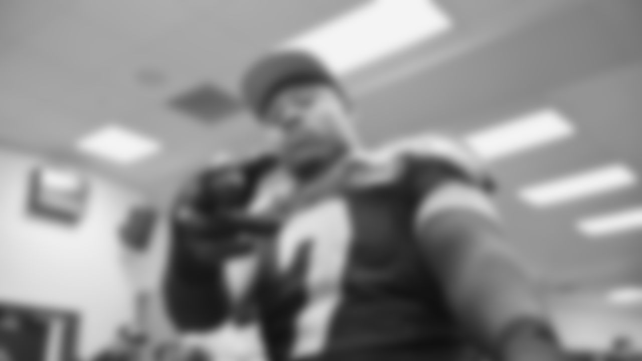 The Seahawks celebrate the 31-27 win vs. the Rams in the NFC Championship on Sunday, January 25, 2026.