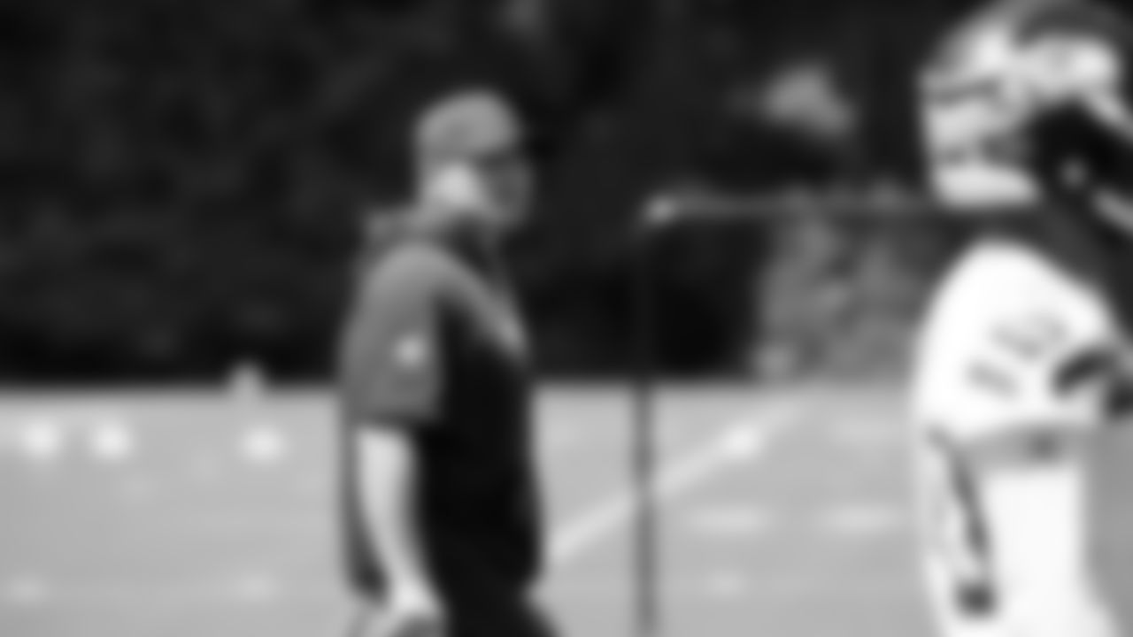 Seahawks head coach Mike Macdonald on day one of minicamp on Tuesday, June 10, 2025 at the Virginia Mason Athletic Center.
