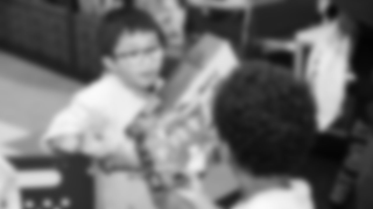 Seahawks offensive lineman Josh Jones was joined by fellow offensive linemen as they hosted a holiday shopping spree for kids from the Boys & Girls Club on December 9, 2025.