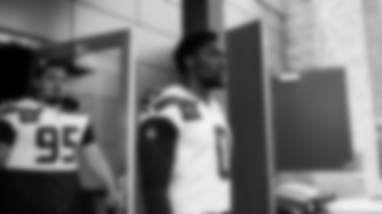 Seahawks defensive end DeMarcus Lawrence (0) participated in a workout on day two of OTAs on Thursday, May 29, 2025 at the Virginia Mason Athletic Center.