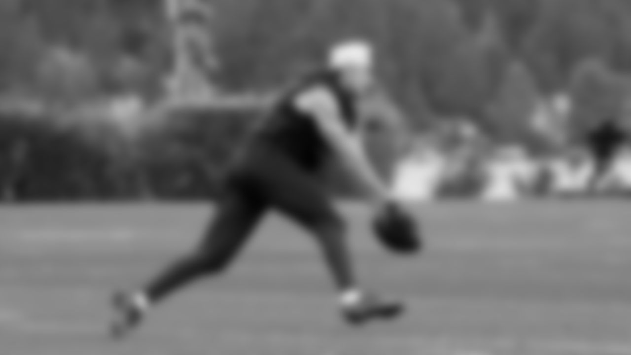 Seahawks wide receiver Jake Bobo (19) participated in a workout on May 20, 2025 at the Virginia Mason Athletic Center.