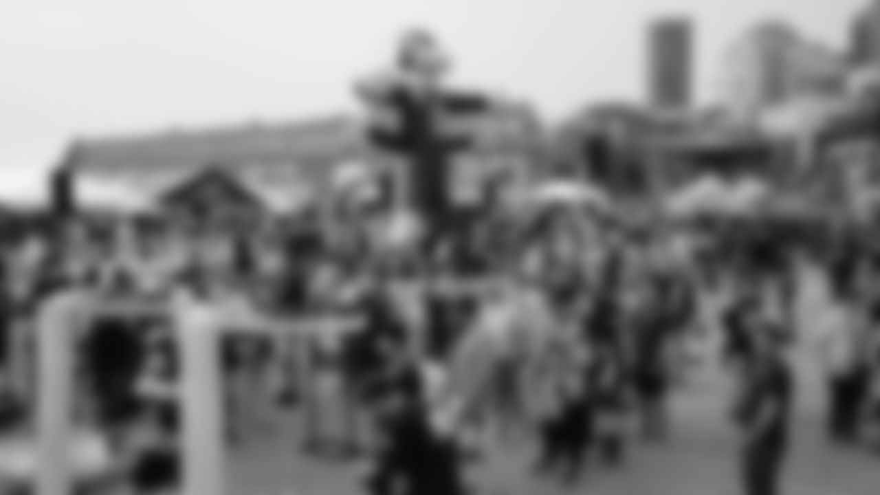The Seattle Seahawks hosted a party at Pier 58 at the Seattle Waterfront Park on September 4, 2025 to help get fans excited for the start of the regular season.