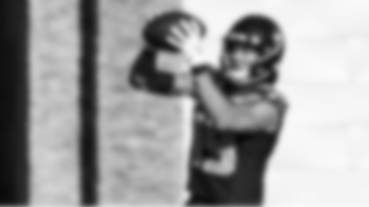 Seahawks wide receiver Jake Bobo (19) practiced on Wednesday, January 21, 2026 at the Virginia Mason Athletic Center.