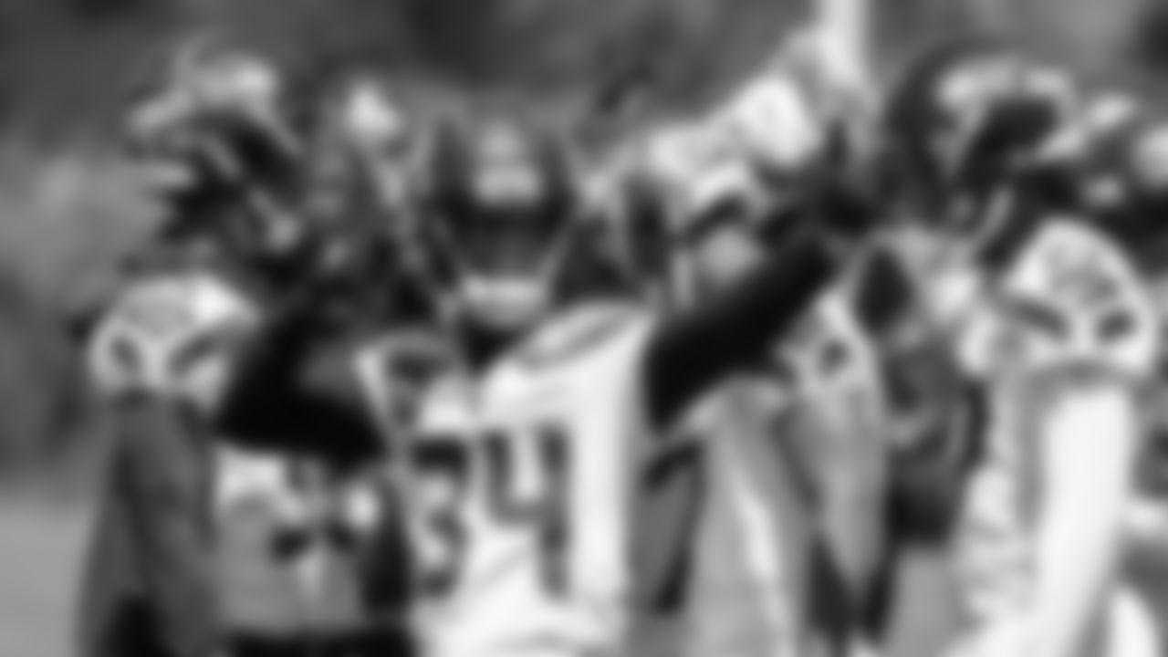 Seahawks cornerback Shemar Jean-Charles (34) participated in a workout on day one of OTAs on Tuesday, May 27, 2025 at the Virginia Mason Athletic Center.