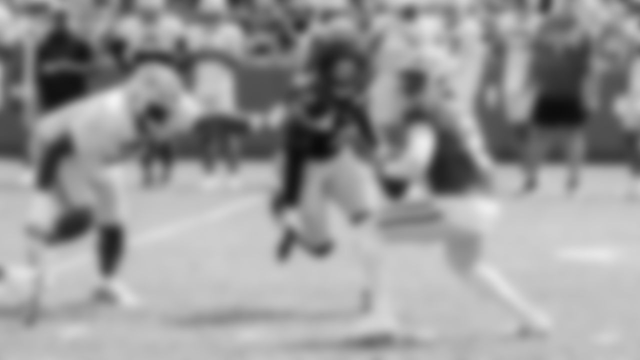 Seahawks defensive end DeMarcus Lawrence (0) participated in a joint practice with the Packers at Ray Nitschke Field in Green Bay, Wisconsin.
