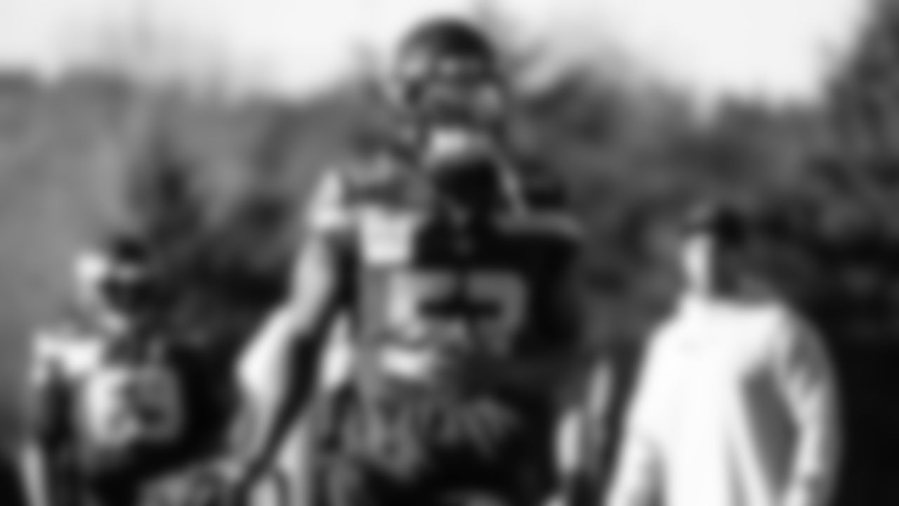 Seahawks linebacker Boye Mafe (53) practiced on Wednesday, November 19 at the Virginia Mason Athletic Center.