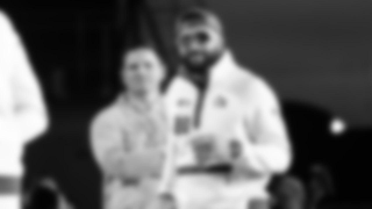 Go behind the scenes as the Seattle Seahawks take part in 'Super Bowl LX Opening Night' on Monday, February 2.