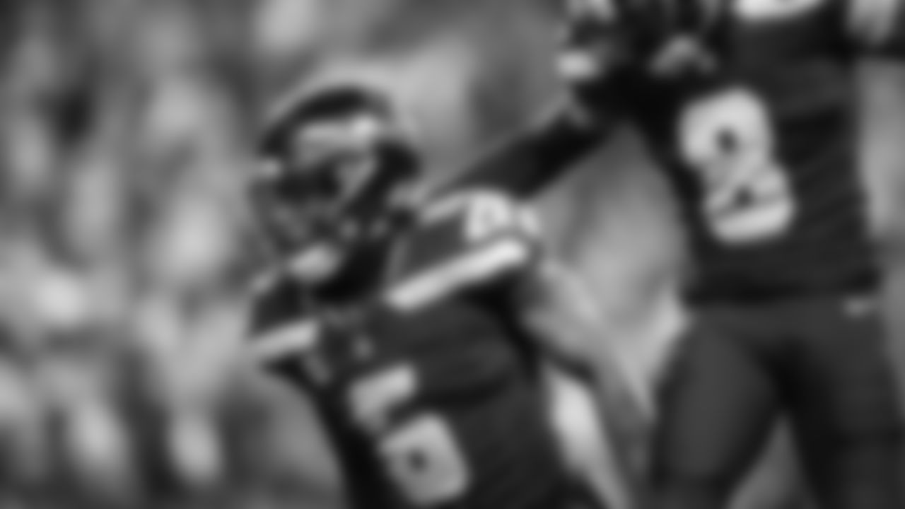 Seahawks safeties Quandre Diggs and Coby Bryant celebrate.