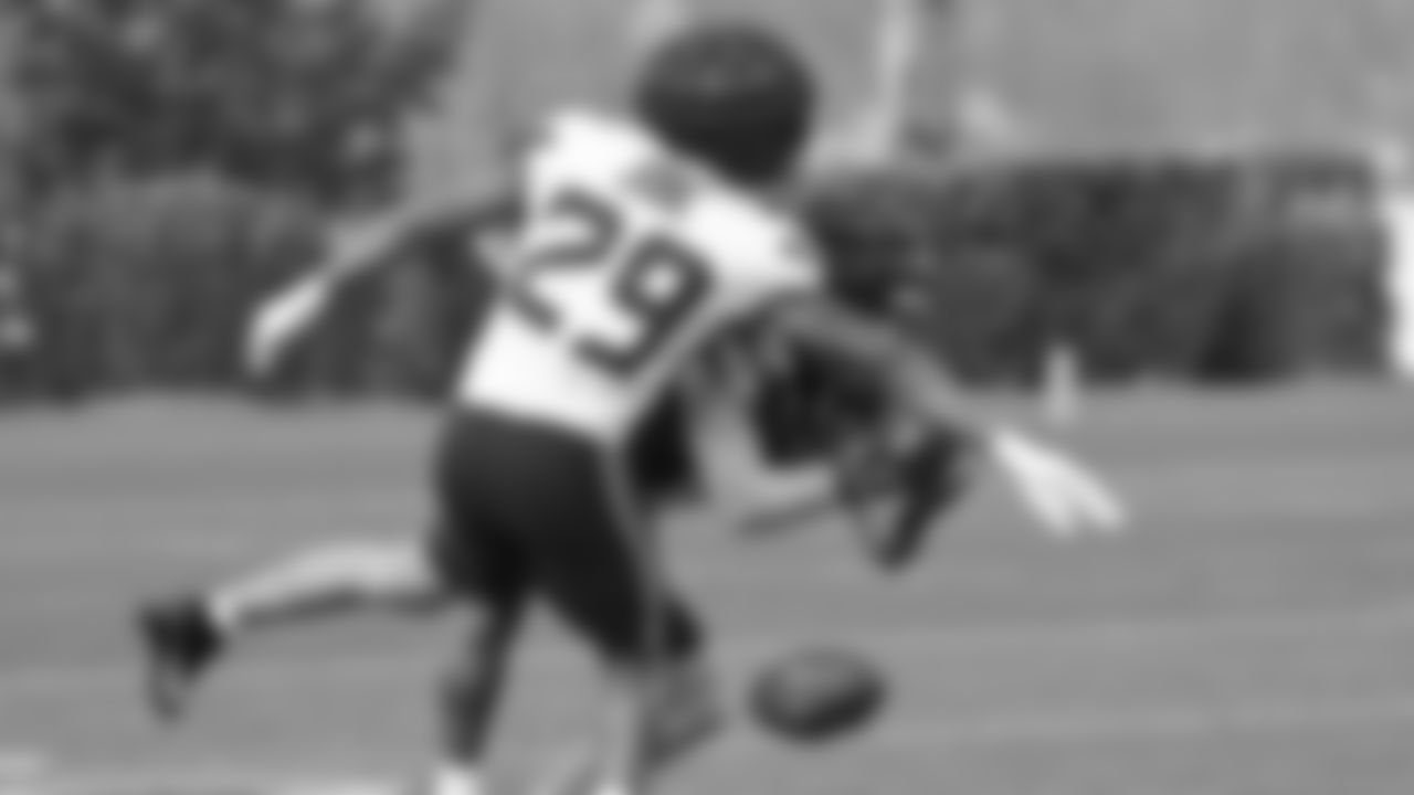 Seahawks cornerback Josh Jobe (29) practiced on Wednesday, October 29, 2025 at the Virginia Mason Athletic Center.
