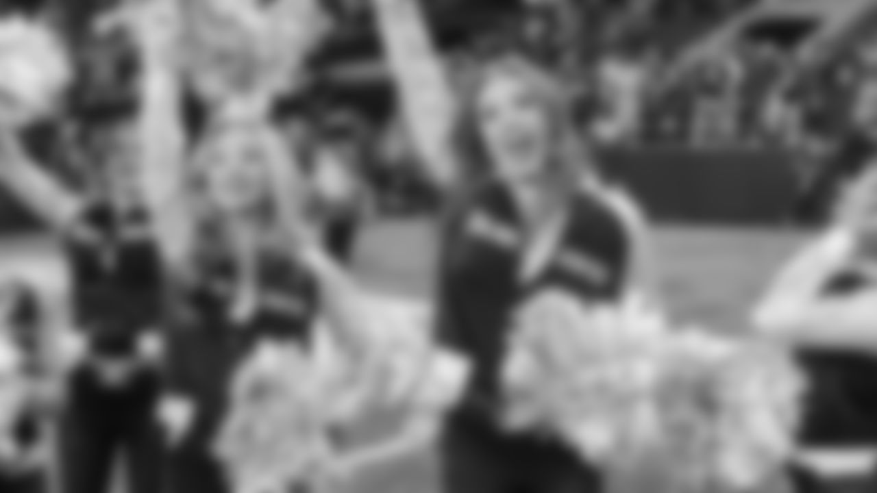 Seahawks dancers on week 7 vs. the Houston Texans on October 20, 2025.