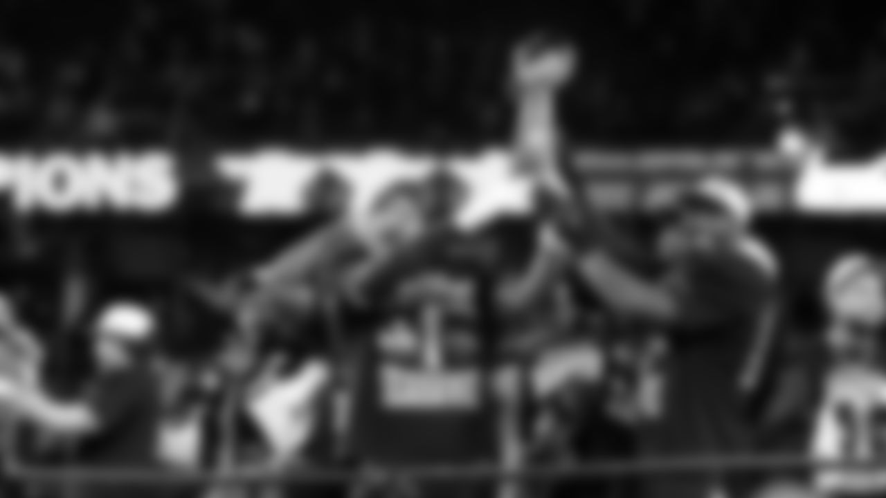 The Seahawks celebrated the 29-13 victory vs. the Patriots in Super Bowl LX.