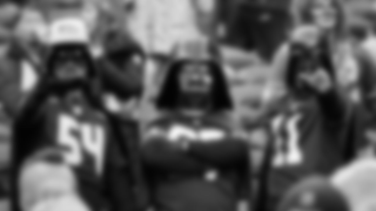 These 12s went to the "Dark Side" for the NFC Championship game.